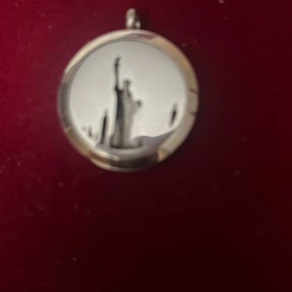 Inspirational Silver Pendant